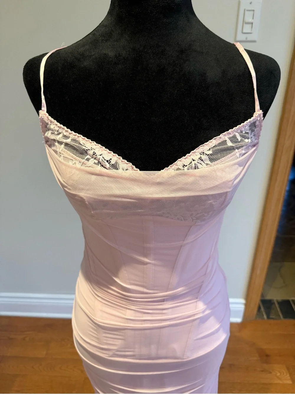 House of CB Nalini Cotton Candy Corset Maxi Dress - Picture 6 of 7